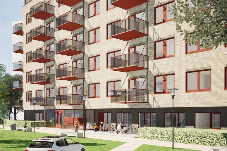 Herbestemming kantoor Menzis naar sociale huurwoningen